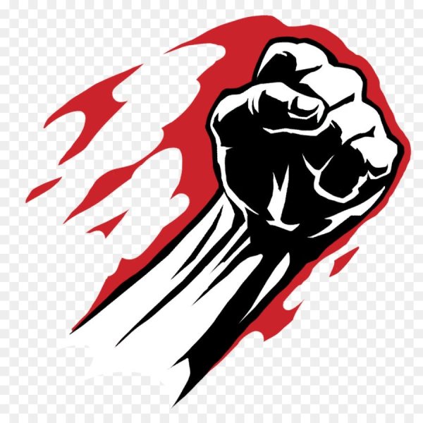 Удар кулаком вектор