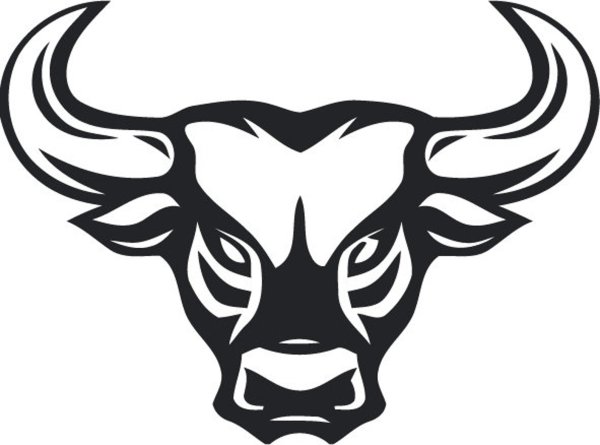 Стилизованная голова быка