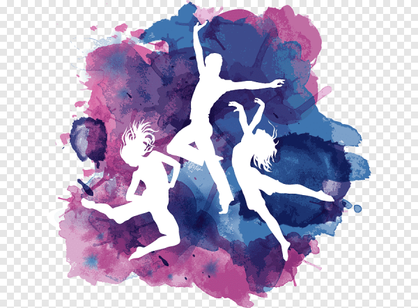 Современный танец рисунок