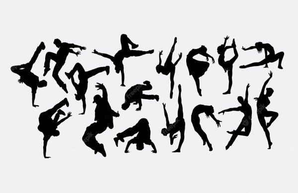 Современная хореография силуэт
