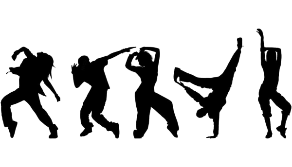 Силуэт танцы хип хоп