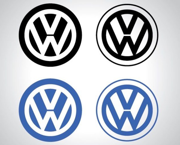 Volkswagen логотип 1992