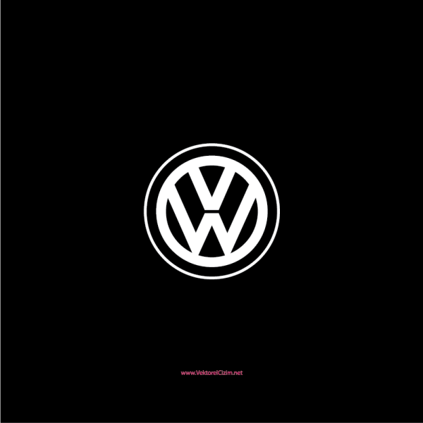 Знак Volkswagen черный