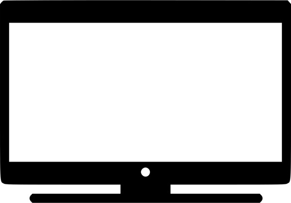 Телевизор векторное изображение