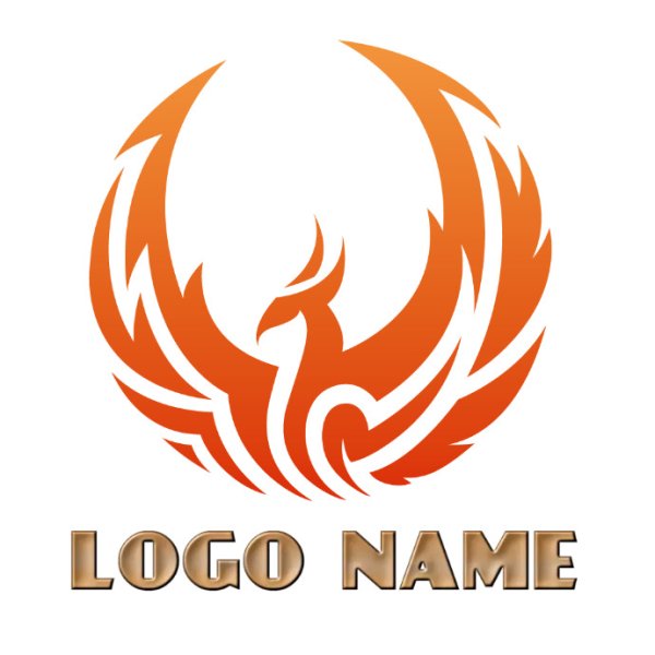 Эмблема Феникса в круге