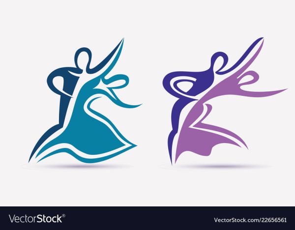 Спортивные бальные танцы эмблема