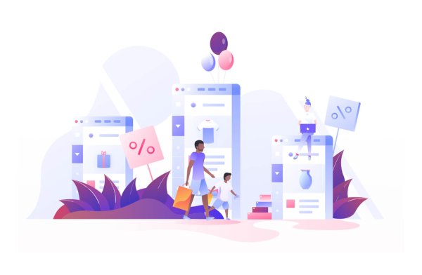 Иллюстрации маркетплейсы