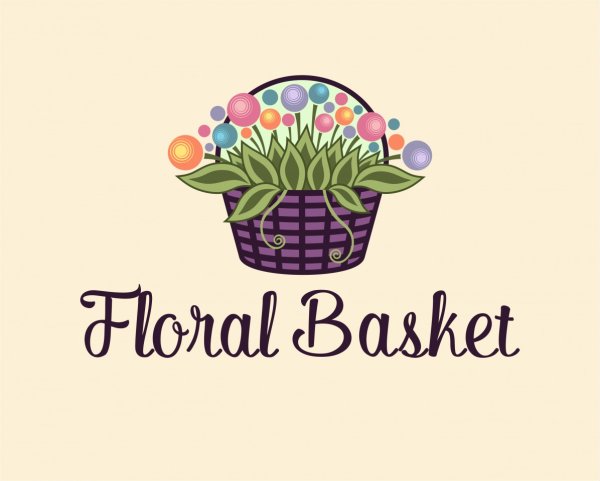 Логотип магазина цветов