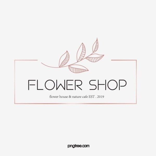 Логотип цветочного салона