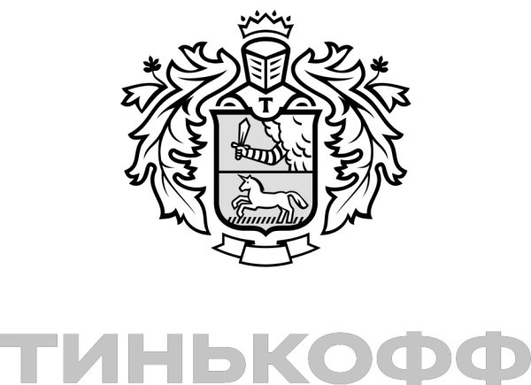 Прозрачный логотип тинькофф