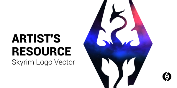 Скайрим лого вектор