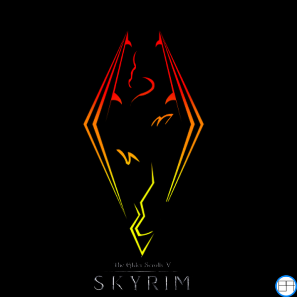 Скайрим логотип