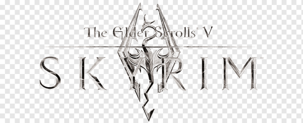 Скайрим логотип без фона