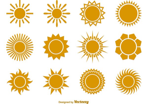 Стилизованное солнце