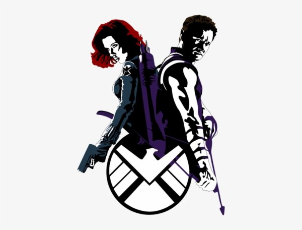 Силуэты героев Марвел