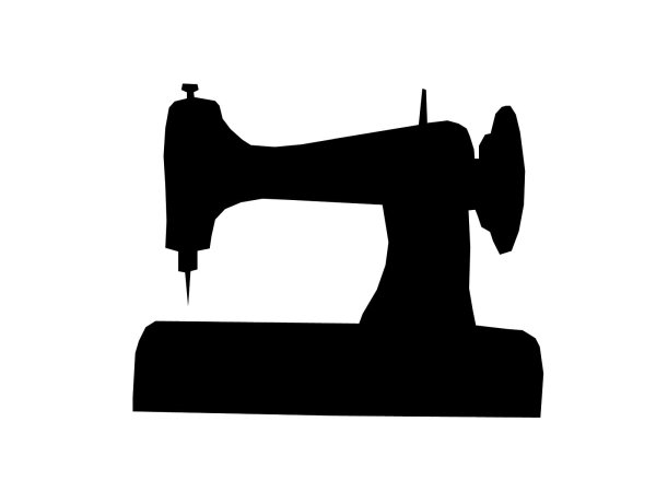 Швейная машинка трафарет