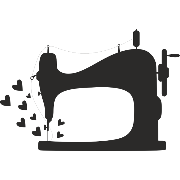 Швейная машинка стилизованная
