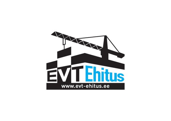 Логотип строительной компании с краном