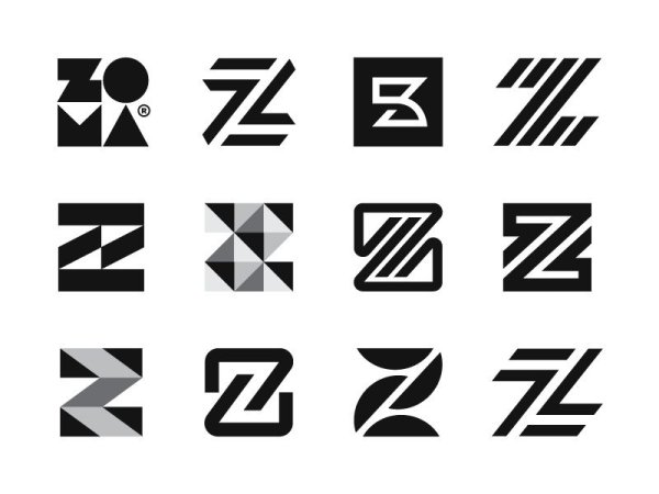 Буква z логотип