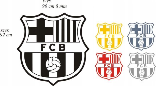 Логотип Барселоны черно белый