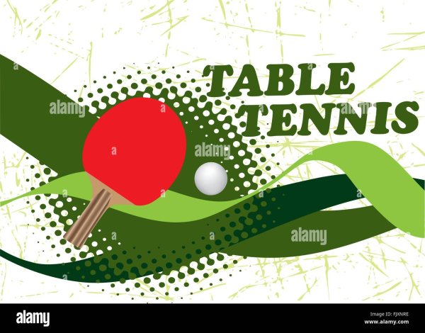 Настольный теннис абстракция