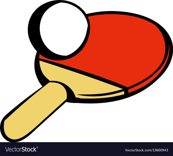 Иконка ракетка настольный теннис