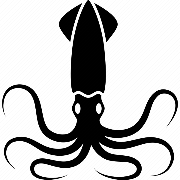 Стилизованный кальмар