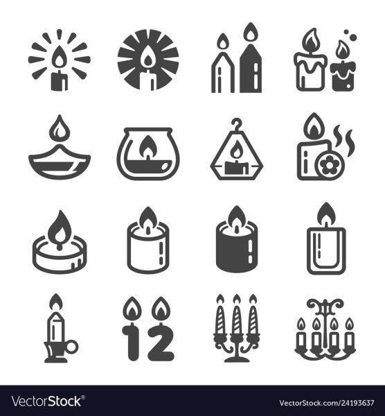 Свеча значок