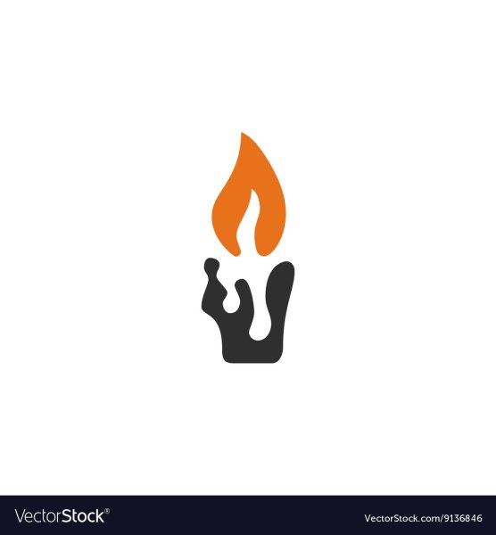 Логотип огонь свечи