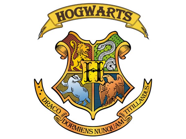 Эмблема Хогвартса вектор