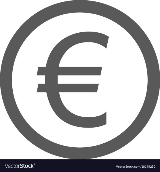 Знак евро svg