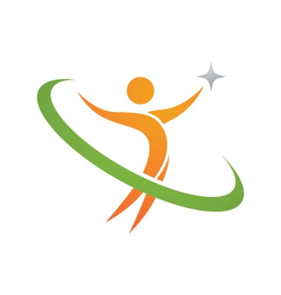 Логотип здоровье на прозрачном фоне 3d