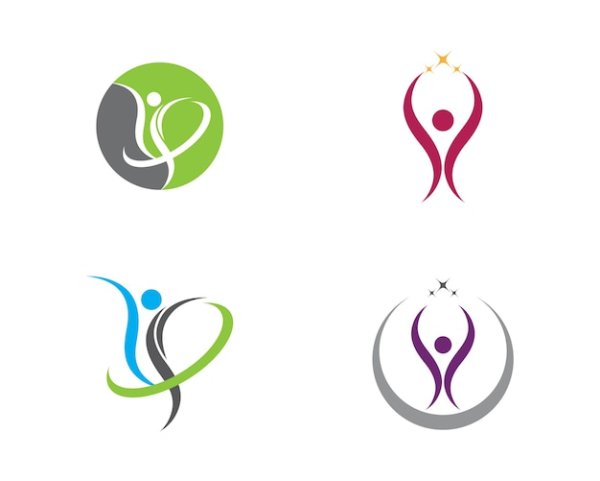 Логотипы здоровая жизнь пластырей термометров