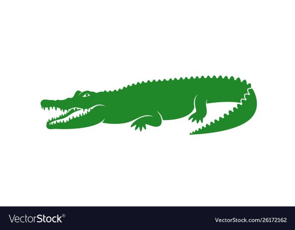 Белый крокодил логотип