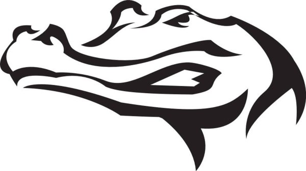 Логотип голова крокодила