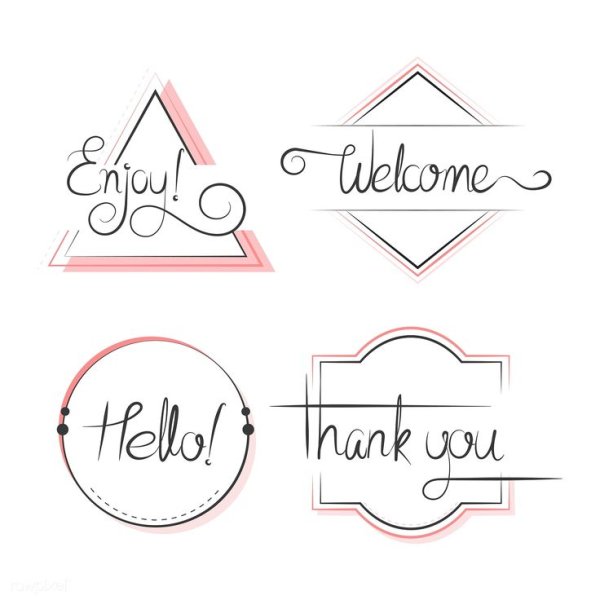 Заготовки для логотипов