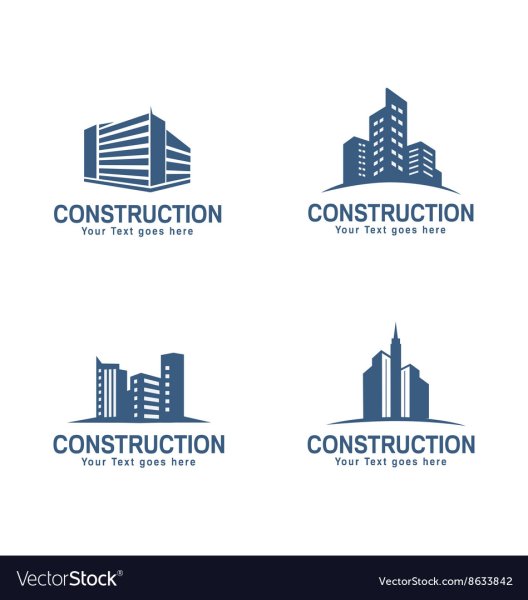 Векторные логотипы строительных компаний