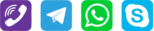 Иконки WHATSAPP Telegram