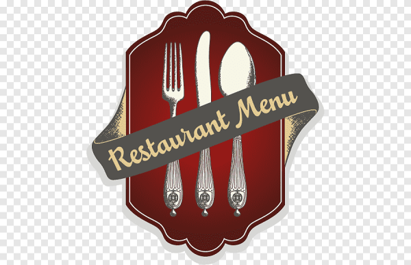 Логотип меню ресторана