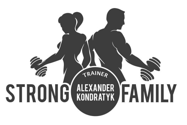 Логотип фитнес тренера