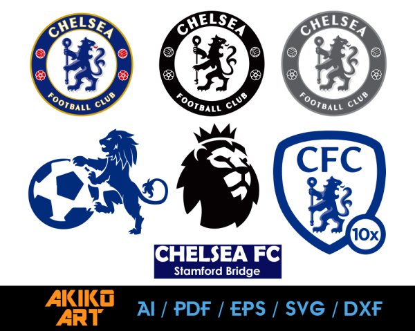 Lion in Chelsea logo vector