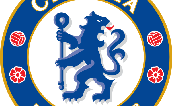 Челси эмблема на белом фоне