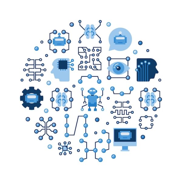 Искусственный интеллект значок