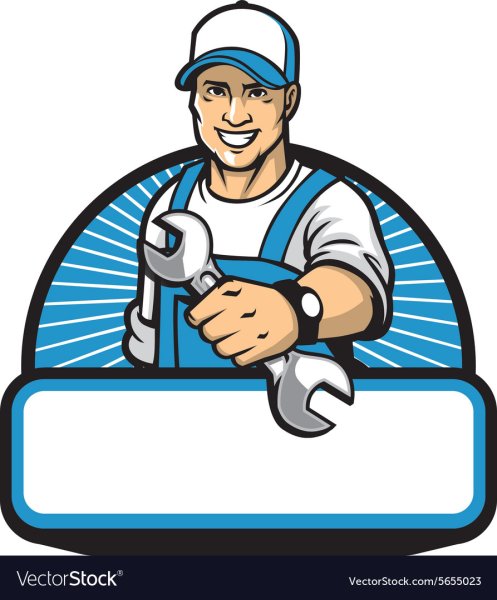 Эмблема слесаря