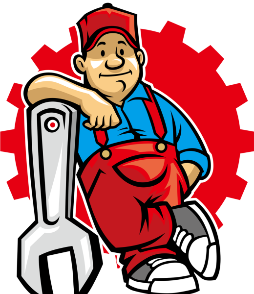 Автомеханик мультяшный