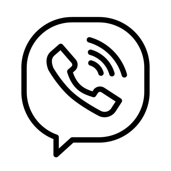 Розовый значок вайбер