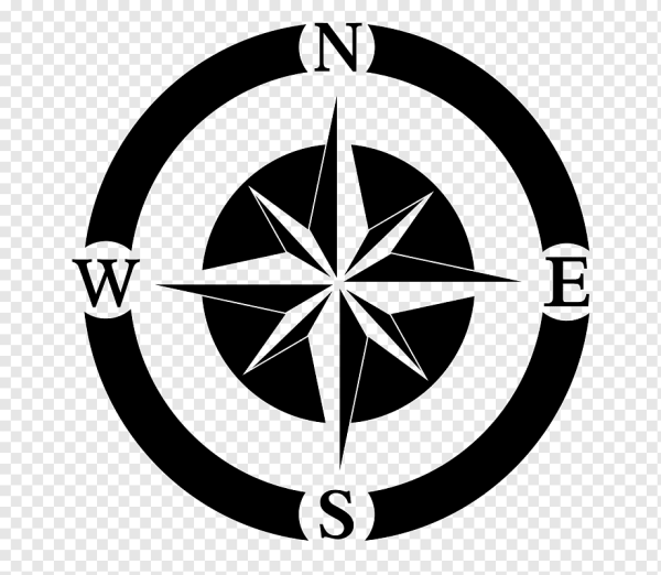Логотип в виде компаса