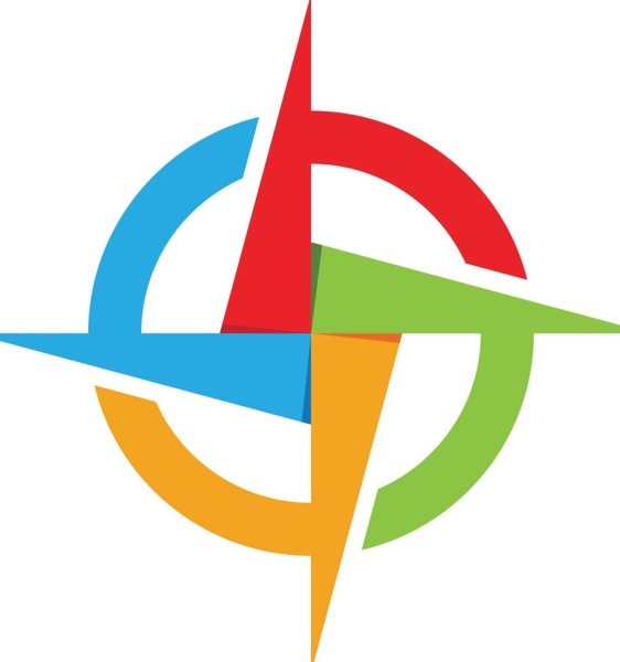 Стилизованный логотип компаса