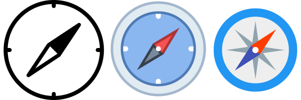 Значок компаса