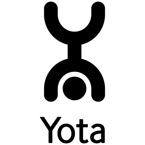 Логотип Yota черный
